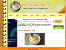 Tablet Screenshot of cremapastelera.net
